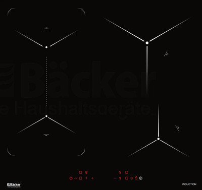 Индукционная варочная панель Backer BIH604-1T-S4 Black