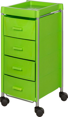 Тележка парикмахерская Элеганс Алана-04 (салатовый)