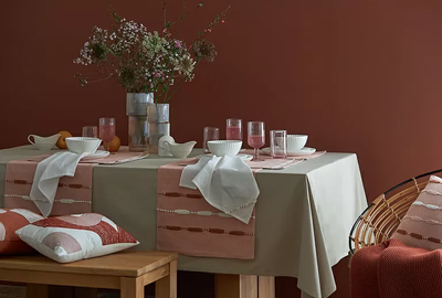 Дорожка на стол Tkano Ethnic / TK25-TR0003 (Feather mood, 45x150см)