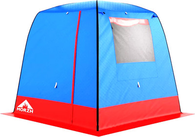 Палатка-баня MORZH 1 окно (синий/красный)