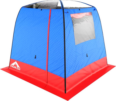 Палатка-баня MORZH Sky 1 окно (синий/красный)