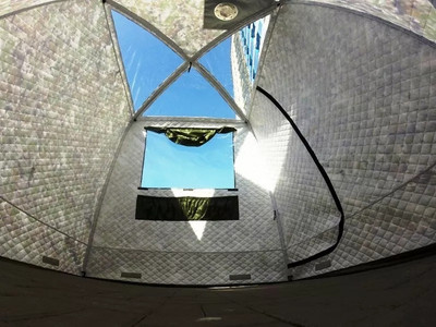 Палатка-баня MORZH Sky 1 окно (триколор)