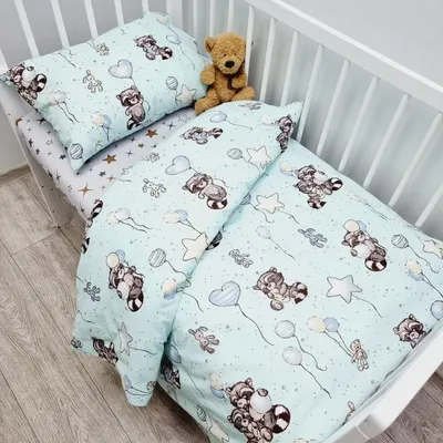 Комплект постельный для малышей Sofi 5301 (бирюзовый)