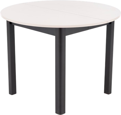 Обеденный стол Halmar Ringo 102-142x102x76 (кашемир/черный)
