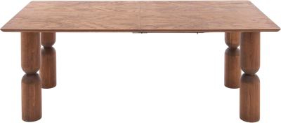 Обеденный стол Halmar Melton 200-300x101x76 (орех светлый/орех светлый)