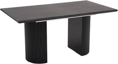 Обеденный стол Halmar Bolero 160-250x90x76 (черный дуб/черный)