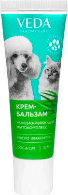 Средство для ухода за кожей животных Veda Фитоэлита с ранозаживляющим фитокомплексом / 3011917 (30мл)
