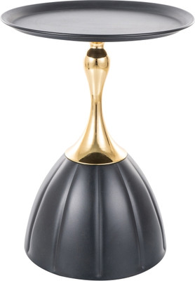 Журнальный столик Signal Piana 38x50 (черный/золотой)