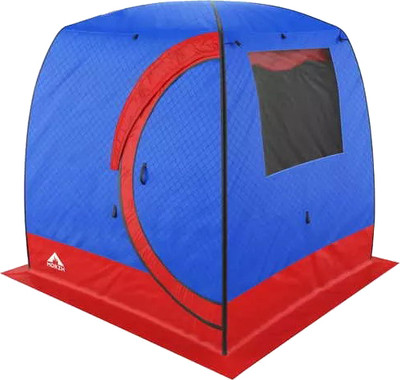 Палатка-баня MORZH Lux 1 окно (синий/красный)