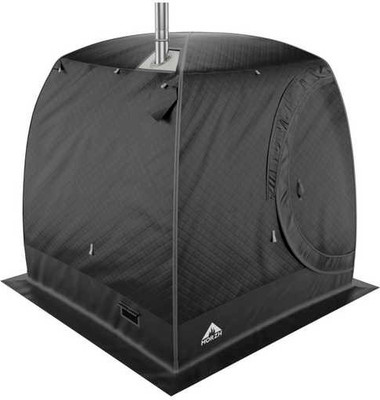 Палатка-баня MORZH Lux 1 окно (черный)