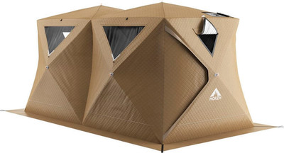 Палатка-баня MORZH Куб дубль (бежевый)