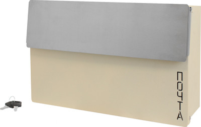 Почтовый ящик Аллюр №5010 (бархат металлик желтый)