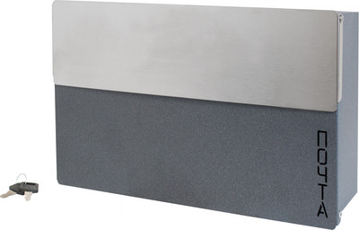 Почтовый ящик Аллюр №5010 (графит металлик серый)