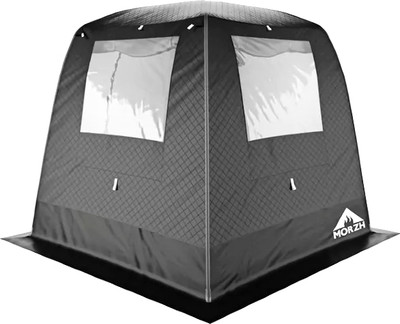 Палатка-баня MORZH Lux 2 окна (черный)