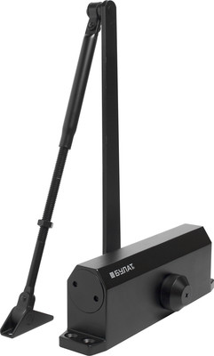 Доводчик с каналом скольжения БУЛАТ Arctic ДД 504/5 A-B (черный)