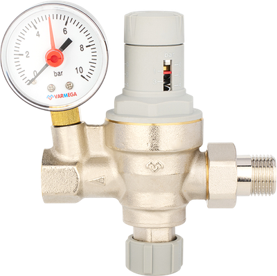 Клапан подпиточный Varmega 1/2" / VM23001 (с манометром)