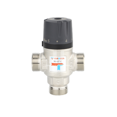 Клапан термостатический Varmega НР 1 30-65 Kvs 2.5 / VM17403 (боковое смешение)