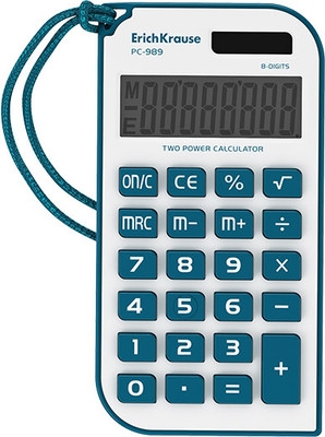 Калькулятор Erich Krause 8-разрядов PC-989 Reef / 62749