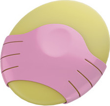 Ластик Erich Krause В пластиковом футляре Color Pod Floral Soul