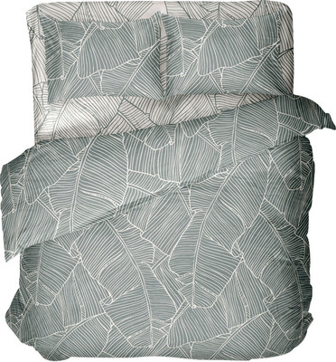Комплект постельного белья Блакiт Сатин 1.5 70х70 / 4248/1 624207/624309 (Foliage)