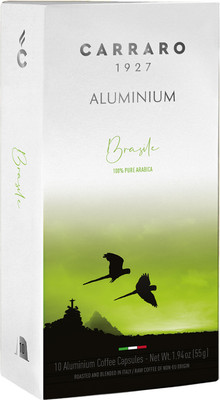 Кофе в капсулах Carraro Brasile All стандарт Nespresso / 150128 (10x5.5г)