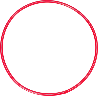 Обруч для художественной гимнастики Соломон 1209316 (красный)