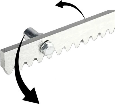Рейка для ворот Юнива ROA8KIT6 Оцинкованная зубчатая 8мм (6шт)