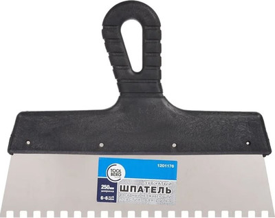 Шпатель Toolberg Фасадный зубчатый 6x6мм 250мм