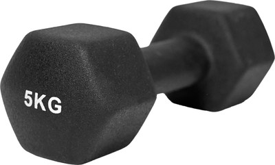 Гантель UNIX Fit Неопреновая / DBNEO5BK (5кг, черный)