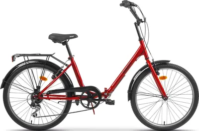 Велосипед AIST Smart 24 2.1 2025 (красный, разобранный, в коробке)