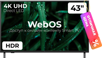 Телевизор LG 43" 43UA75009LA