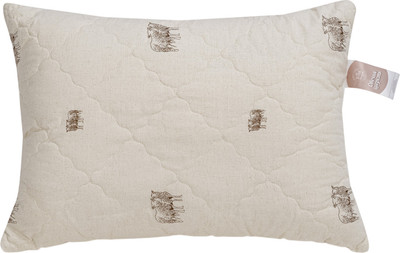 Подушка для сна ИвШвейСтандарт Овечья шерсть / ПШО-57-СЧ (50x70)