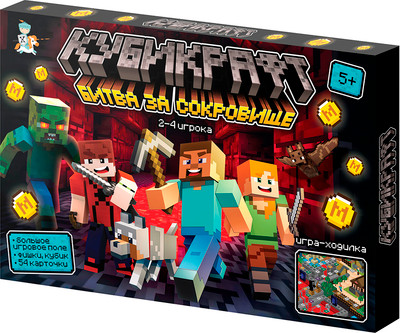 Настольная игра Десятое королевство Кубикрафт. Битва за сокровища / 05770