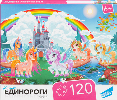 Пазл Dream Makers Единороги / RI1204C (120эл)