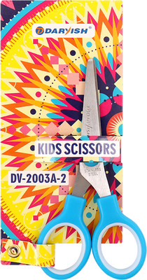 Ножницы канцелярские Darvish DV-2003A-2 (голубой, 13см)