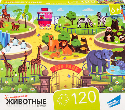 Пазл Dream Makers Животные / RI1209С (120эл)