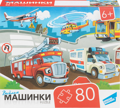 Пазл Dream Makers Машинки / RI8003C (80эл)