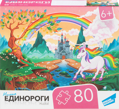 Пазл Dream Makers Единороги / RI8005C (80эл)