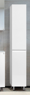 Шкаф-пенал для ванной Symbolite Даллас Люкс Plus без корзины (эмаль, белый)