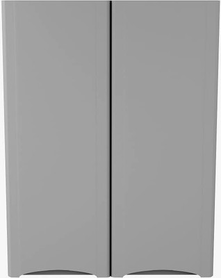 Шкаф для ванной Symbolite Бергамо мини 60 Люкс Plus (серый)