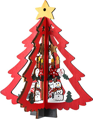 Елочная игрушка Darvish Ассорти 3D / DV-C-228 (красный)