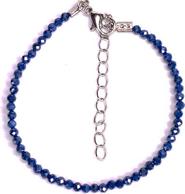 Браслет Wolves Циркон 5676 (синий)