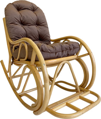 Кресло-качалка Мебель Солнца 05/05В (натуральный/коричневый)