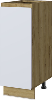 Шкаф-стол кухонный Anrex Set plus 1D/30 (дуб наварра/белый)