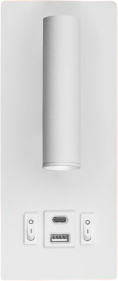 Бра INhome Nota P1565-30USB-WH 15Вт 6500К / 4690612060170