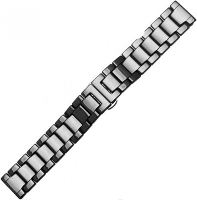 Ремешок для умных часов Rumi Ceramic 22мм / 7615 (полуночный черный)