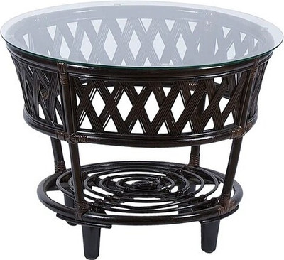 Кофейный столик садовый Мебель Солнца Рузвельт CBN круглый (венге)