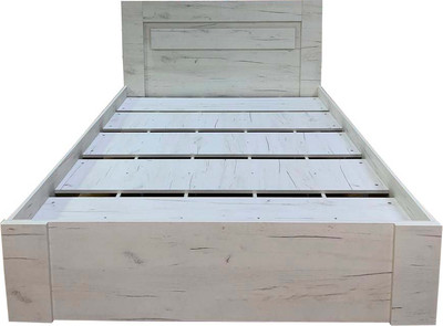 Полуторная кровать Поставымебель 145x208x100 / КМС-Е-01 (без матраца, дуб крафт белый)