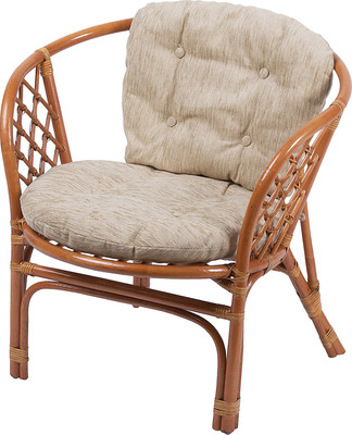 Кресло садовое Мебель Солнца Багама 01/17В (коньяк/бежевый)