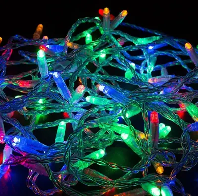 Светодиодная гирлянда Neon-Night Нить 305-189 (10м, мультиколор)